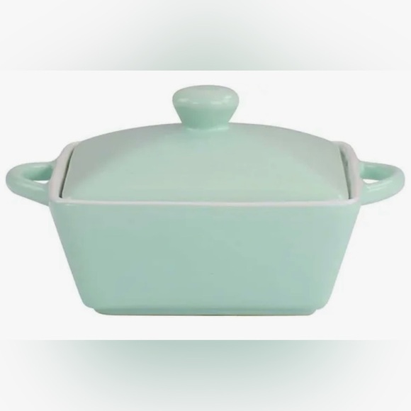 NEW Martha Stewart Mini Stoneware Casserole Dish with Lid - Picture 1 of 9
